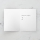 Einladung zum Nachmittag des Tees (Innenseite)