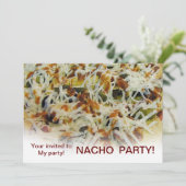 EINLADUNG ZUM NACHO-PARTY (Stehend Vorderseite)