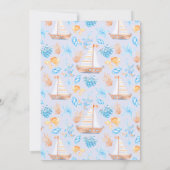 Einladung zum nautischen Kindergeburtstag (Rückseite)