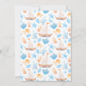 Einladung zum nautischen Kindergeburtstag (Rückseite)