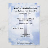 Einladung zum neuen Jahr (Vorne/Hinten)