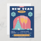 Einladung zum Neujahr (Vorne/Hinten)