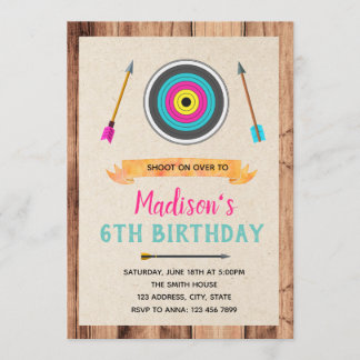 Einladung zum niedlichen Bogenschiessen