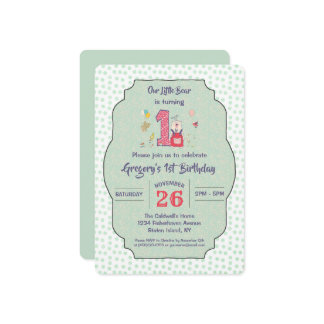 Einladung zum niedlichen Geburtstag