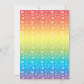 Einladung zum niedlichen Geburtstag der Eule (Rückseite)