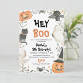 Einladung zum niedlichen Halloween Spooktacular Ge (Stehend Vorderseite)