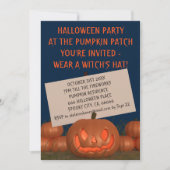 Einladung zum niedlichen Pumpkin Patch Halloween-P (Vorderseite)