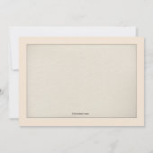 Einladung zum Open Book Retirement Dinner (Rückseite)