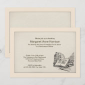 Einladung zum Open Book Retirement Dinner (Vorne/Hinten)