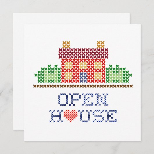 Einladung zum Open House (Vorne/Hinten)
