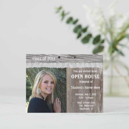 Einladung zum Open House (Stehend Vorderseite)