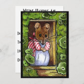 Einladung zum Open House: Frau Tittlemouse vor der (Vorne/Hinten)