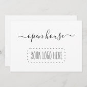 Einladung zum Open House - Logo hinzufügen (Vorne/Hinten)