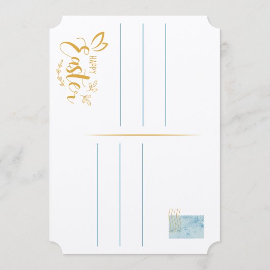 Einladung zum Osterbrunch (Rückseite)