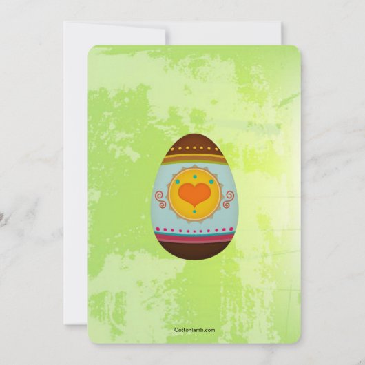 Einladung zum Ostereier (Rückseite)