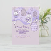 Einladung zum Ostern von Lilac (Stehend Vorderseite)