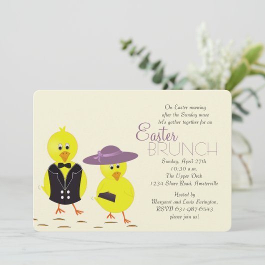 Einladung zum Ostervormittag (Stehend Vorderseite)