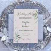 Einladung zum Papierhandwerk "Dusty Green Foliage