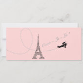 Einladung zum Pariser Boarding, Bridal, Geburtstag (Rückseite)