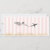 Einladung zum Pariser Boarding, Geburtstag, Bridal (Rückseite)