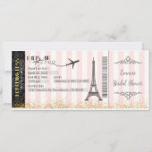 Einladung zum Pariser Boarding, Geburtstag, Bridal (Vorderseite)