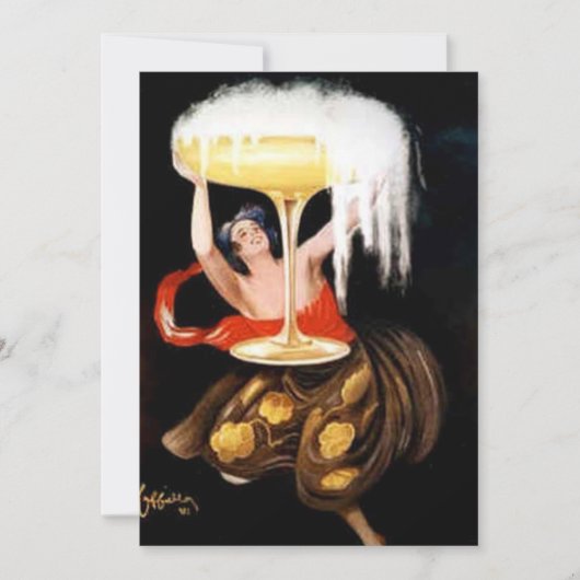 Einladung zum Party (Vorderseite)