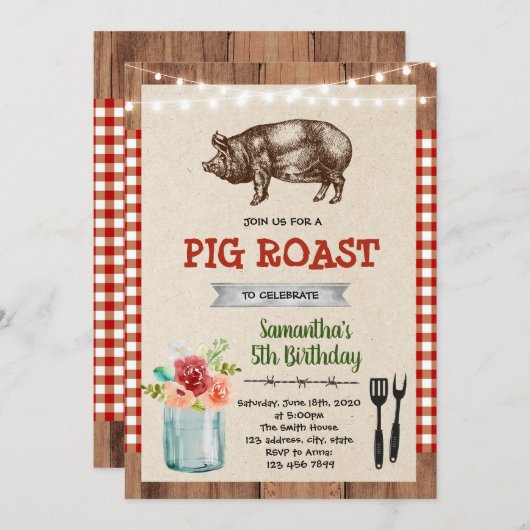 Einladung zum Party (Vorne/Hinten)