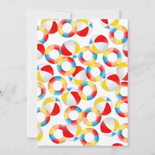 Einladung zum Party (Rückseite)