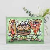 Einladung zum Party (Stehend Vorderseite)