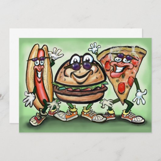 Einladung zum Party (Vorne/Hinten)