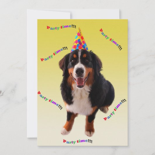 Einladung zum Party (Vorderseite)