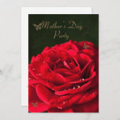 Einladung zum Party der Mutter (Vorne/Hinten)