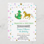 Einladung zum Party des Star Dragon (Vorne/Hinten)