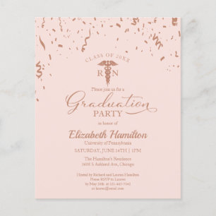 Einladung zum Party für Krankenpflege in der Schul