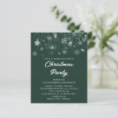 Einladung zum Party "Grüne Weihnachten" (Stehend Vorderseite)