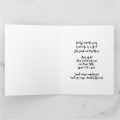 Einladung zum Party-Grußausweis (Innenseite)