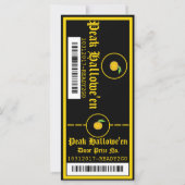 Einladung zum Party Hallowe'en 1 (Rückseite)