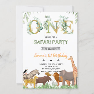Einladung zum Party ONEgreenery Zoo
