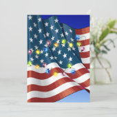 Einladung zum Patriotischen Urlaub (Stehend Vorderseite)