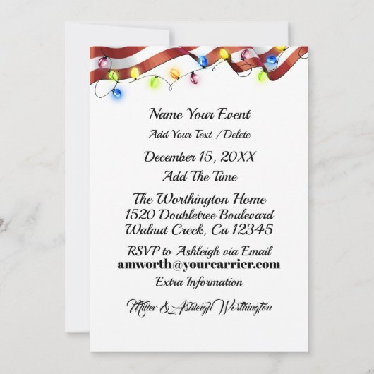 Einladung zum Patriotischen Urlaub (Rückseite)