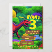 Einladung zum personalisierten dreiteiligen Geburt (Vorderseite)