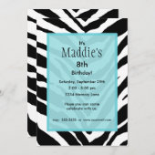 Einladung zum personalisierten Geburtstag (Vorne/Hinten)