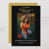 Einladung zum personalisierten Geburtstag (Vorne/Hinten)