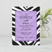 Einladung zum personalisierten Geburtstag (Stehend Vorderseite)