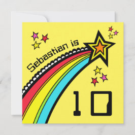 Einladung zum personalisierten Shooting Star Gebur