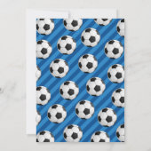 Einladung zum persönlichen Fußball (Rückseite)