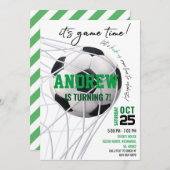 Einladung zum persönlichen Fußball (Vorne/Hinten)