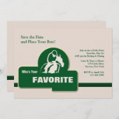 Einladung zum Pferderennen (Vorne/Hinten)