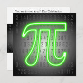 Einladung zum Pi Day Part (Vorne/Hinten)