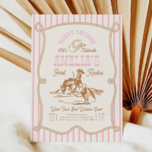 Einladung zum Pink Stripe Rope Rodeo